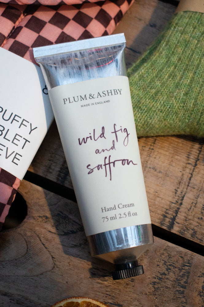 Plum & Ashby Wild Fig & Saffron Hand Cream Tube - The Mercantile London
