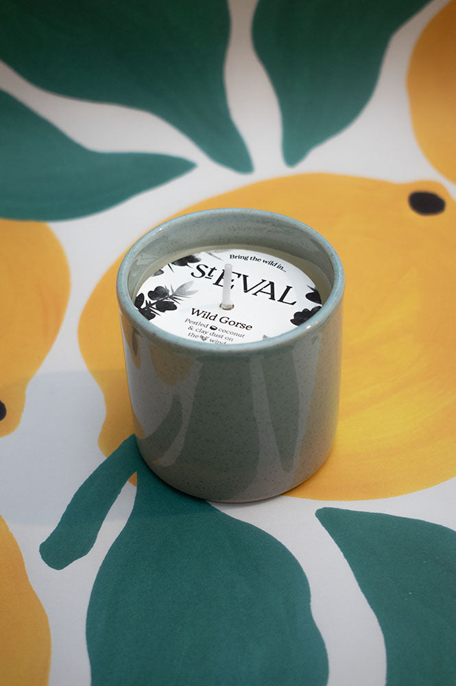 St. Eval Sea & Shore Wild Gorse Ceramic Candle - The Mercantile London