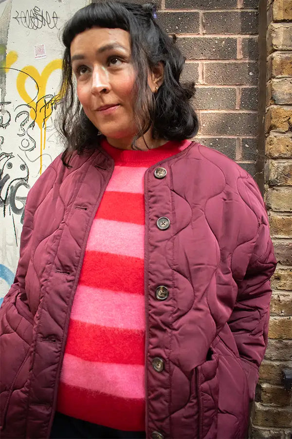 Object Jallie Windsor Wine Jacket