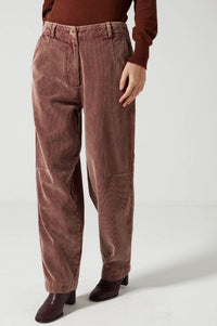 Charlie Joe Siloe Wine Stone Wash Corduroy Trousers - The Mercantile London