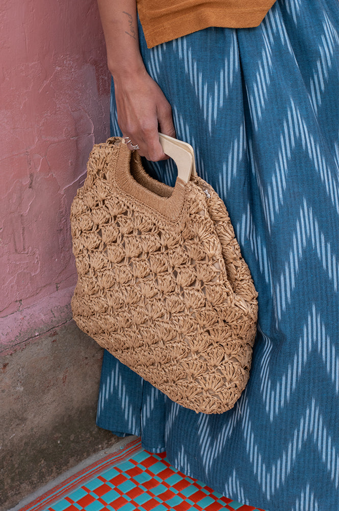 Crochet Bag With Wooden Handles Wooden Handles Purse Handles For