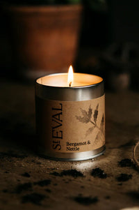 St. Eval Bergamont and Nettle Scented Tin Candle - The Mercantile London