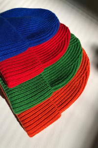 Billy Bamboo Merino Wool Orange Beanie - The Mercantile London