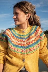 Howlin' Magic Waves Blondie Fair Isle Cardigan - The Mercantile London