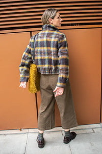 Numph Jenta Dachshund Yellow Check Jacket