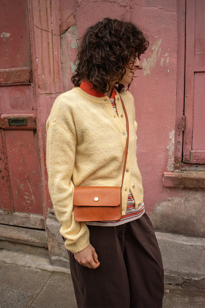 Object Agate Butter Knitted Cardigan