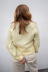 Noella Latora Light Yellow Mohair Jumper