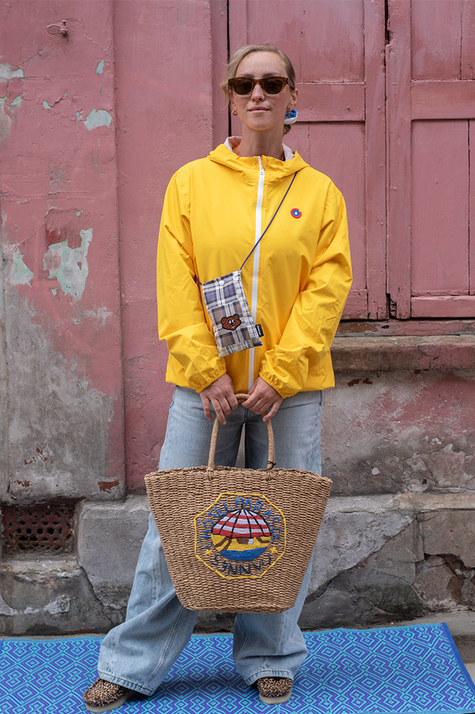 Flotte Passy Citron Short Raincoat - The Mercantile London