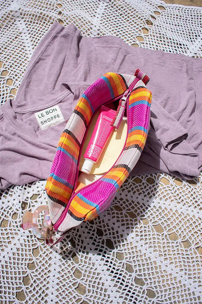 British Colour Standard Indian Yellow & Magenta Recycled Wash Bag