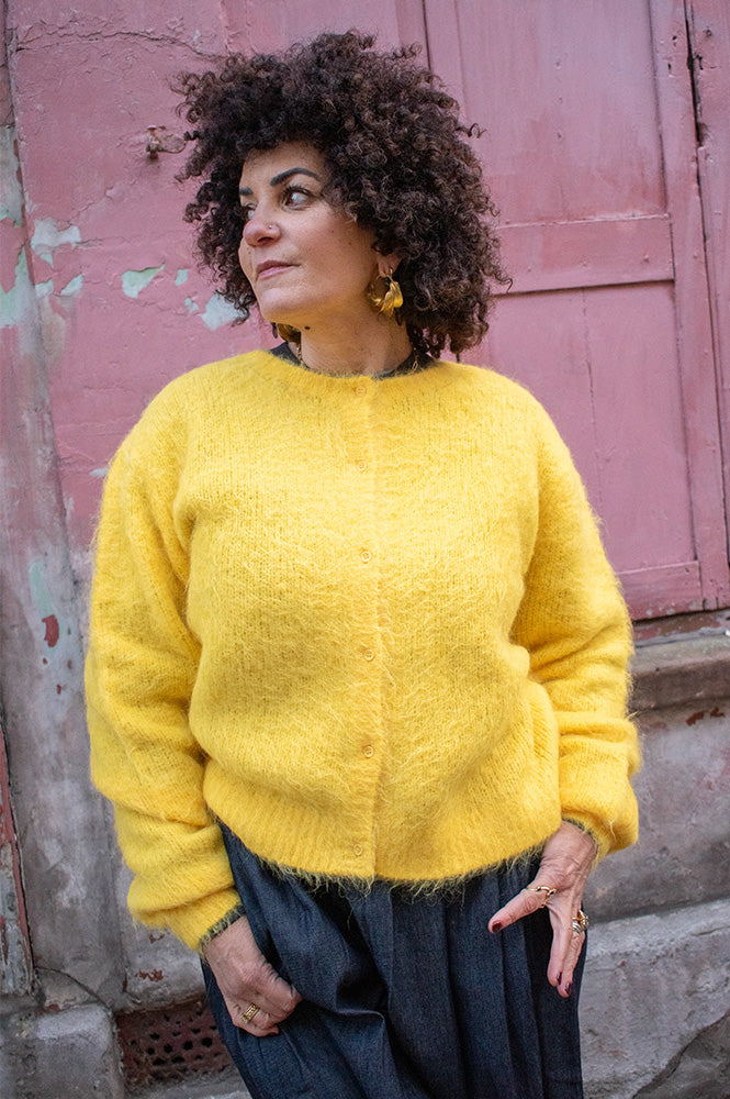 American Vintage Niby Dandelion Cardigan