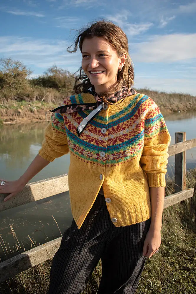 Howlin' Magic Waves Blondie Fair Isle Cardigan - The Mercantile London
