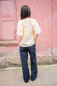 Project AJ117 Sandie Yellow Blouse - The Mercantile London