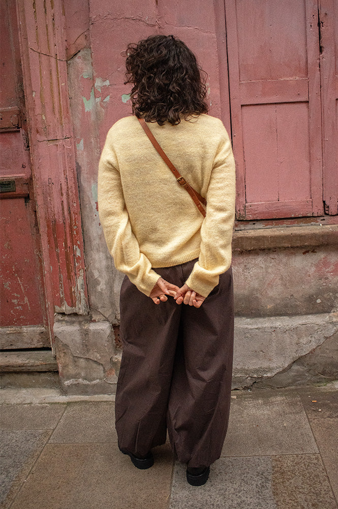 Object Agate Butter Knitted Cardigan