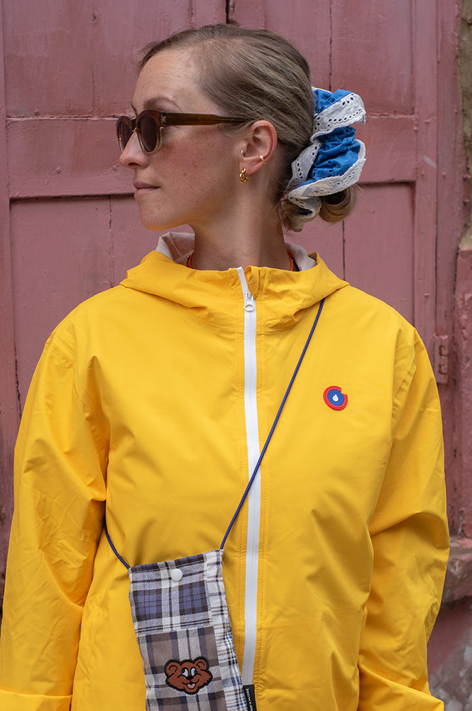 Flotte Passy Citron Short Raincoat - The Mercantile London