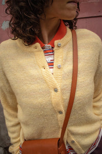 Object Agate Butter Knitted Cardigan