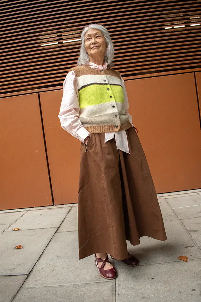 Samdi Karlie Colour Block Knitted Waistcoat