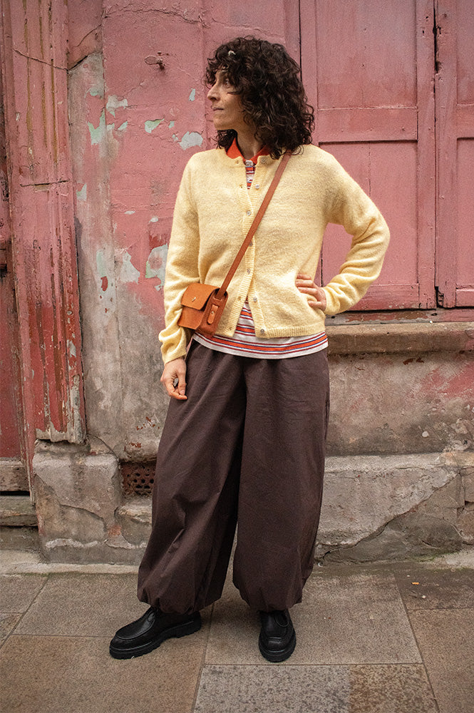 Object Agate Butter Knitted Cardigan