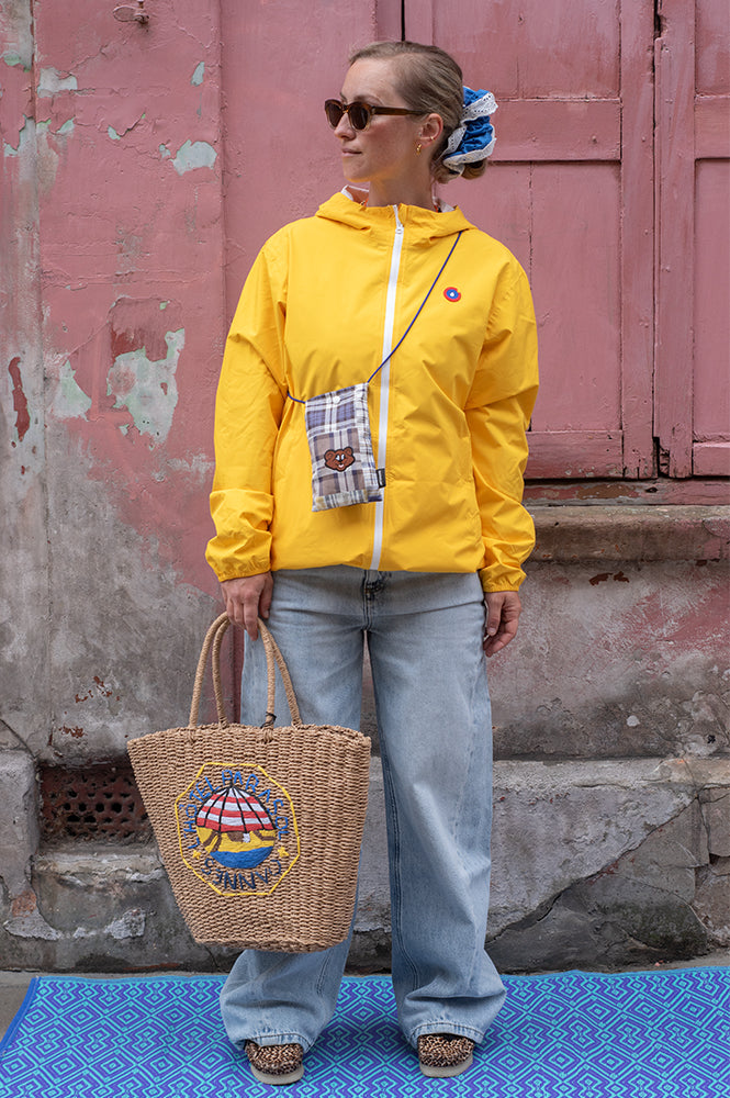 Flotte Passy Citron Short Raincoat - The Mercantile London