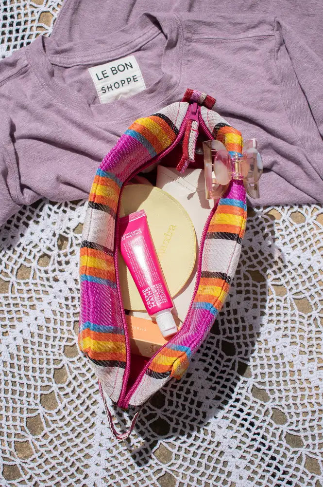 British Colour Standard Indian Yellow & Magenta Recycled Wash Bag