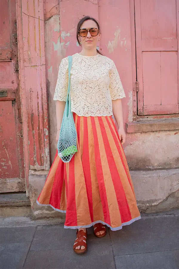 Stella Nova Soft Yellow Lace Top - The Mercantile London
