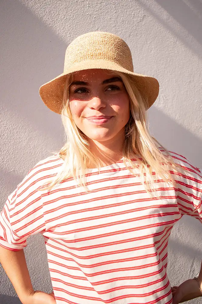 Yerse Raffia Natural Hat - The Mercantile London