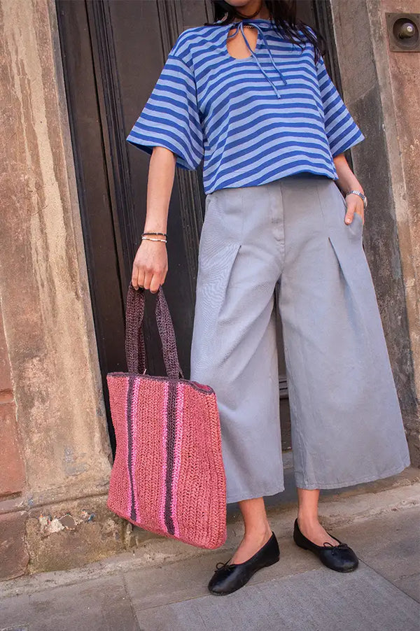Yerse Red Raffia Bag - The Mercantile London