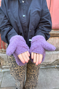 YOKO Lilac Hooded Mittens