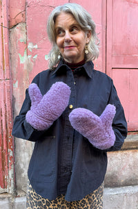 YOKO Lilac Hooded Mittens