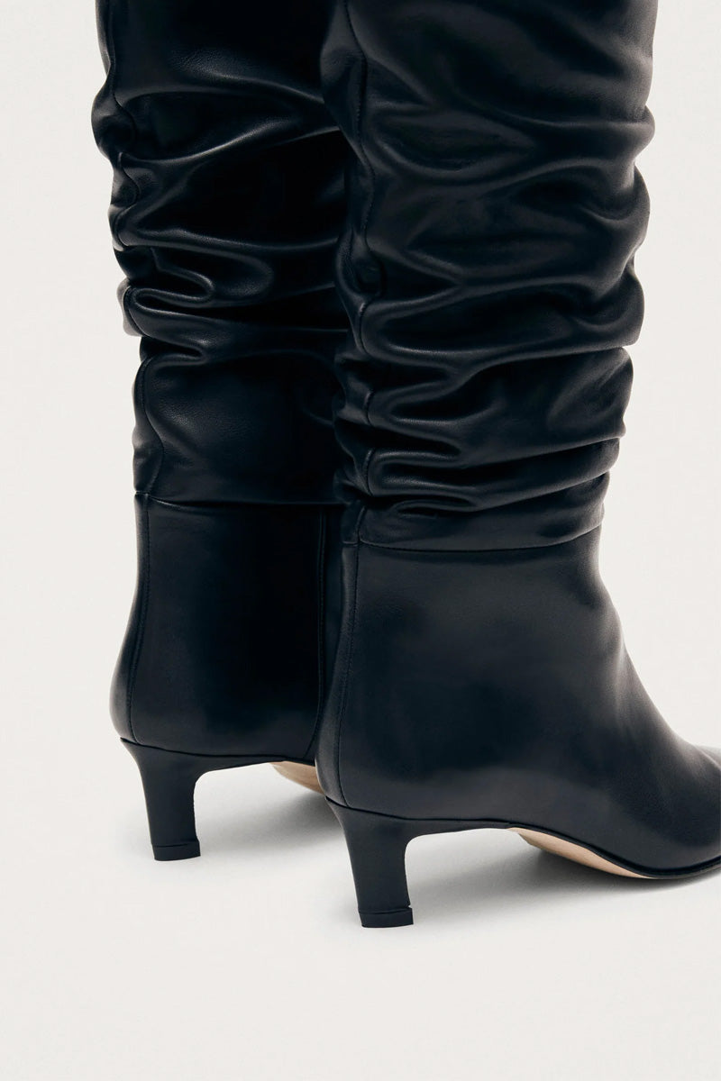 Alohas Kalila Black Leather Boots - The Mercantile London
