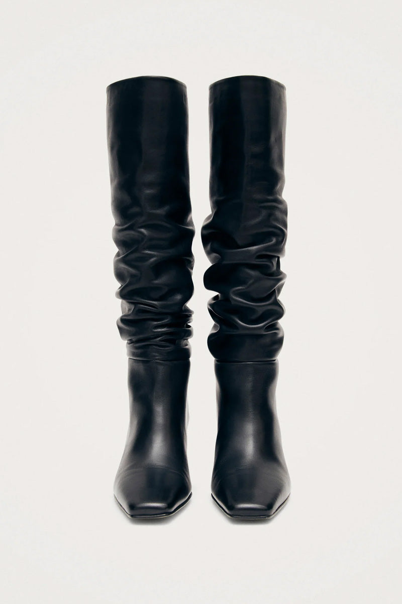 Alohas Kalila Black Leather Boots - The Mercantile London
