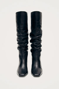 Alohas Kalila Black Leather Boots - The Mercantile London