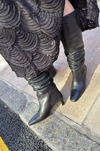 Alohas Kalila Black Leather Boots - The Mercantile London