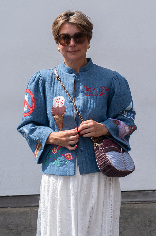 Stella Nova Out of Office Summer Blue Jacket - The Mercantile London