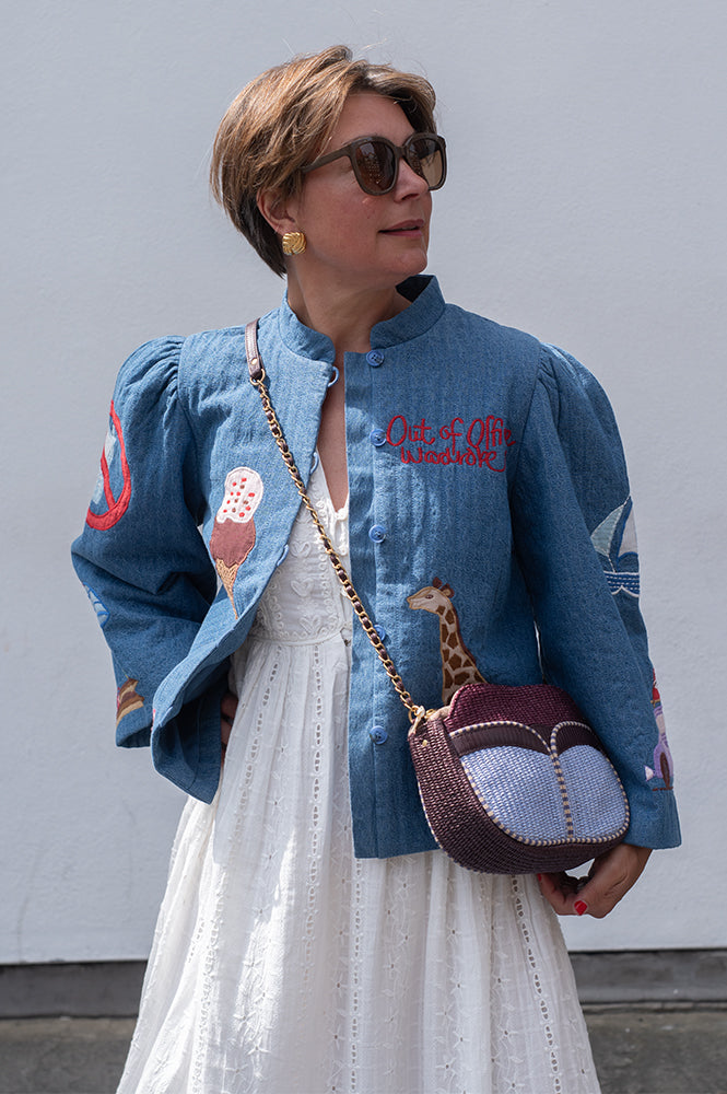 Stella Nova Out of Office Summer Blue Jacket - The Mercantile London
