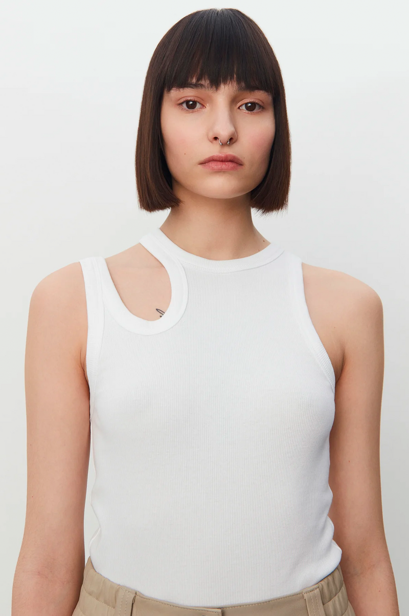 2NDDAY Zee Bright White Tank Top - The Mercantile London