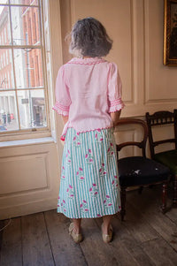Zen Ethic Sandra Beaulieu Printed Skirt - The Mercantile London
