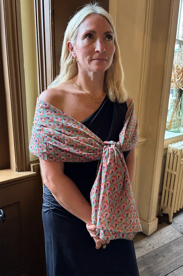 Zen Ethic Opio Green Sarong Scarf