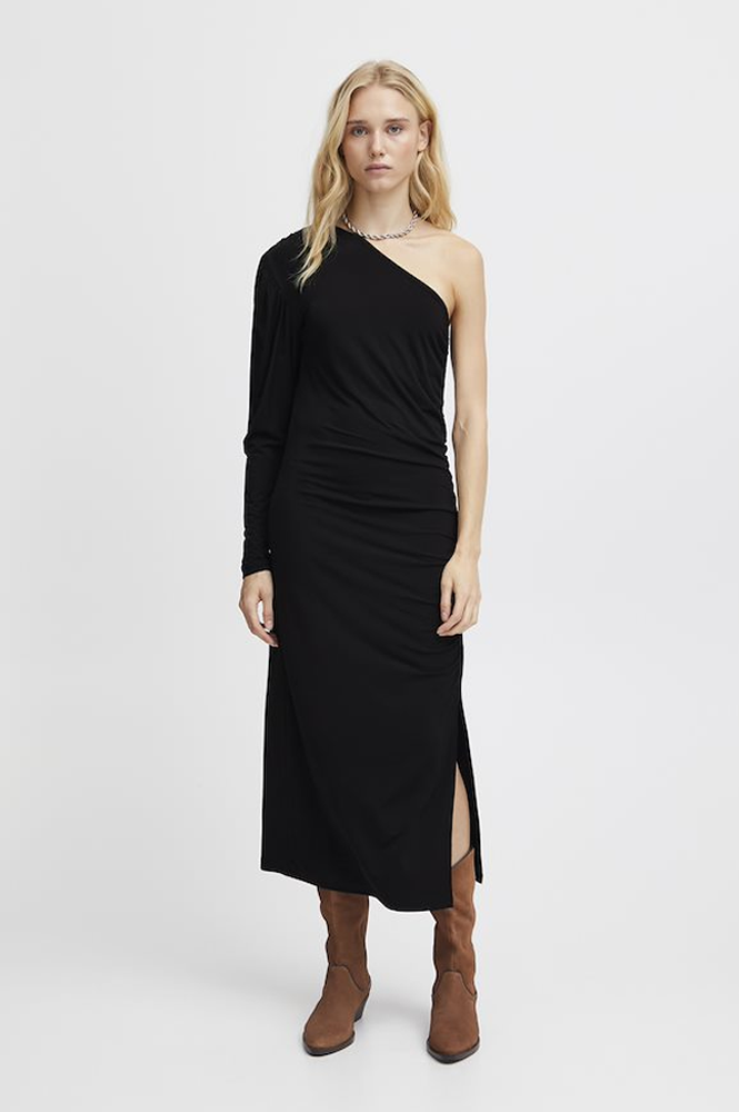 ICHI Zenty Black Dress - The Mercantile London