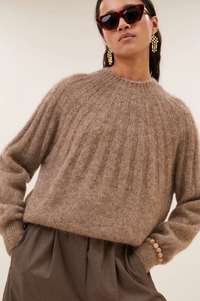 By-Bar Zoe Biscuit Melange Pullover