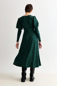 Louche Moa Green Marl Dress - The Mercantile London