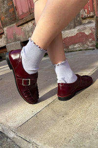 Alohas Brandy Burgundy Leather Loafers - The Mercantile London