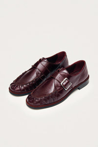 Alohas Brandy Burgundy Leather Loafers - The Mercantile London