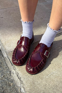 Alohas Brandy Burgundy Leather Loafers - The Mercantile London