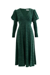 Louche Moa Green Marl Dress - The Mercantile London
