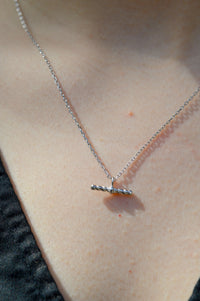 Ania Haie Silver Rope T-Bar Necklace - The Mercantile London