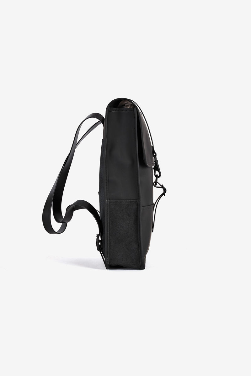Rains Black Mini Backpack - The Mercantile London