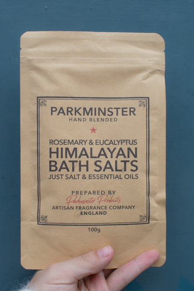 Parkminster Rosemary & Eucalyptus Bath Salts Sachet - The Mercantile London