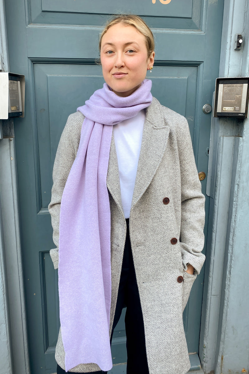 Colorful Standard Soft Lavender Scarf - The Mercantile London