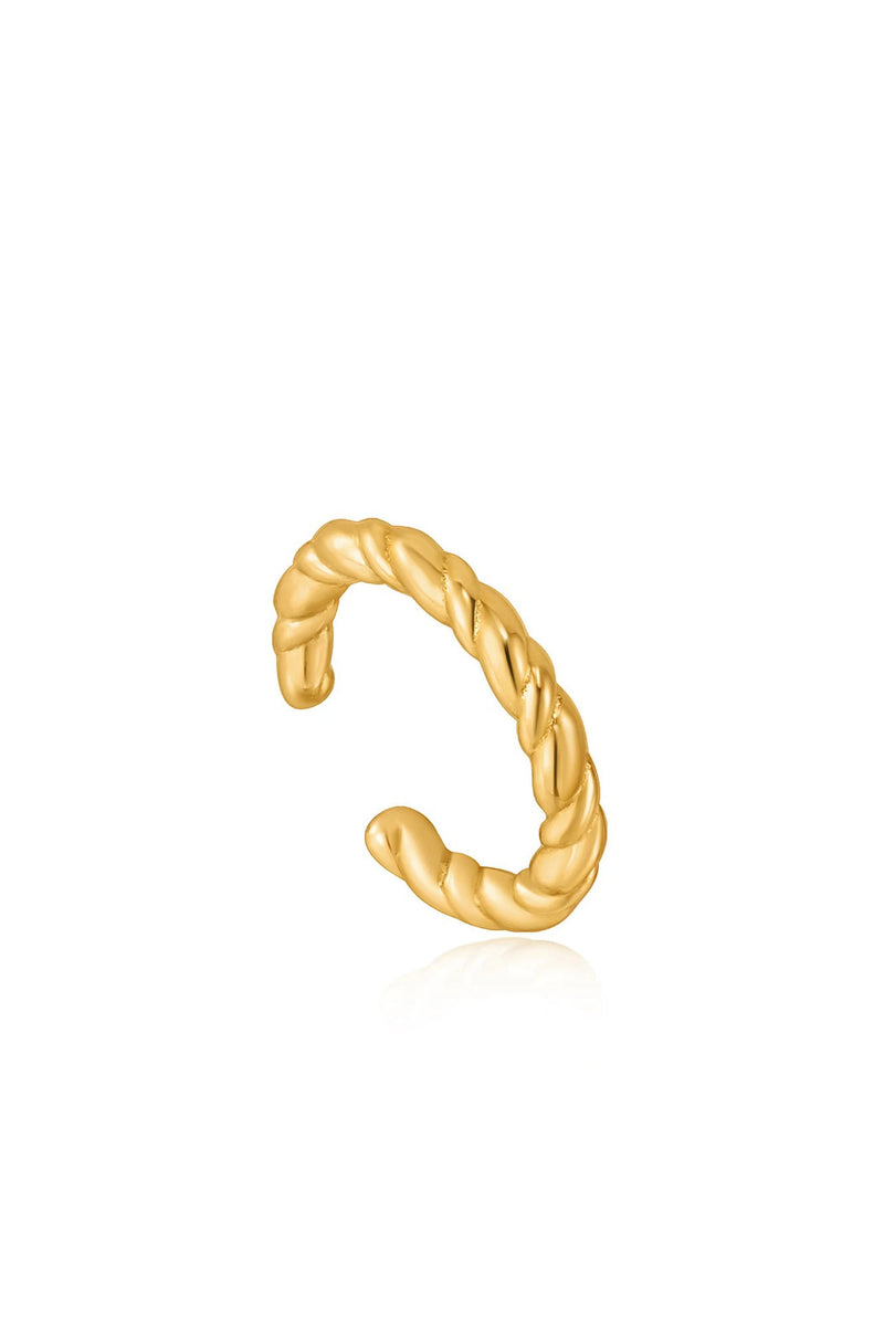 Ania Haie Rope Ear Cuff in Gold - The Mercantile London