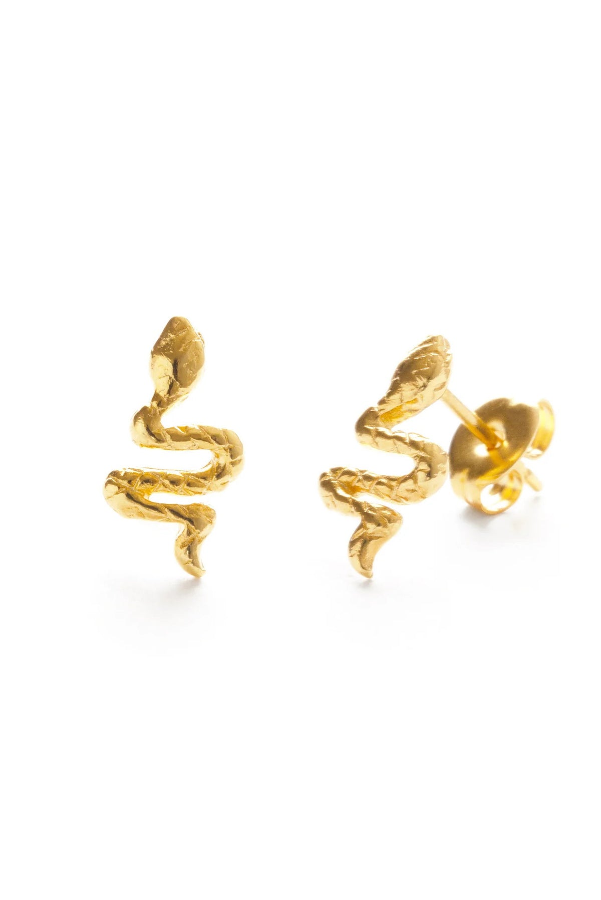 Amano Teeny Tiny Serpent Studs - The Mercantile London